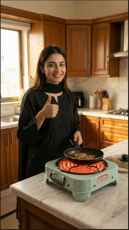 Electric Chula (Hot Plate)  8 Inch | 2000W Cooking Heater